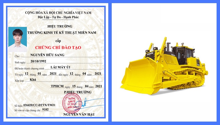 Hướng Dẫn Làm Chứng Chỉ Nghề Lái Máy Xúc Cẩu 2025
